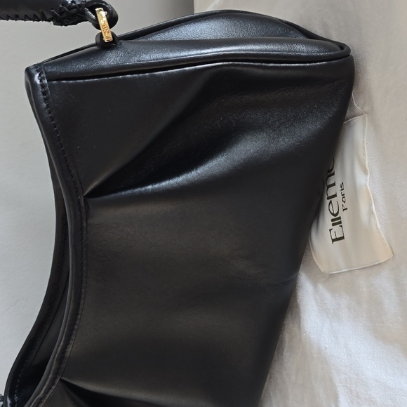 Elleme Small Dimple Leather Bag In Black - Picture 4 of 16